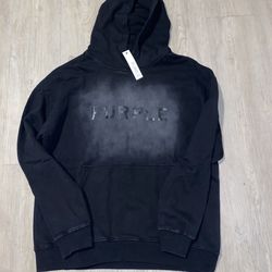 Black PURPLE Hoodie – Brand New 🔥