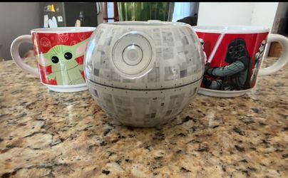 Star Wars Themed Mugs Star Wars Themed Mugs - Baby Yoda, Death Star, Darth Vader