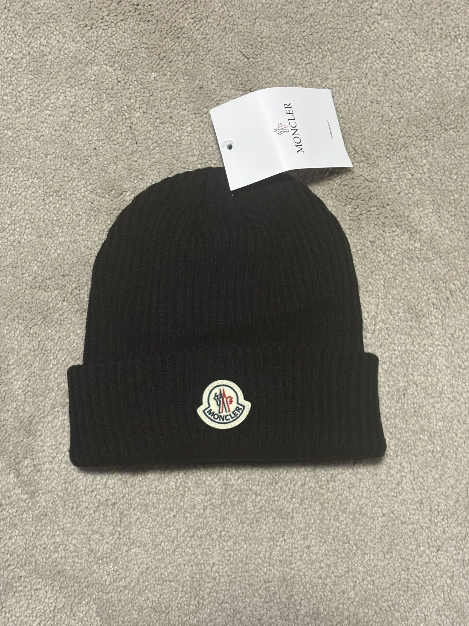 Black Moncler Beanie