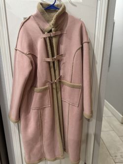 Women’s Pink Duffle Coat