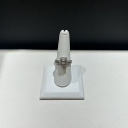 14K Engagement Ring With Wedding Band Size 8