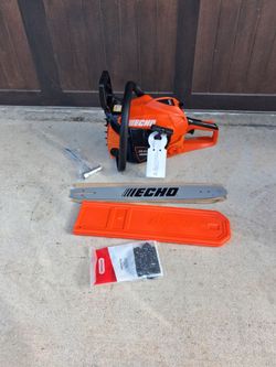 Echo chainsaw 18in gas new