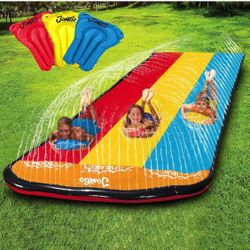 Jambo Premium Slip Splash and Slide with 3 Bodyboards$19.99