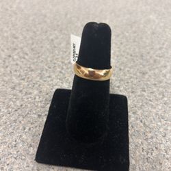 **** $ GOLD BAND RING  NEW !!****