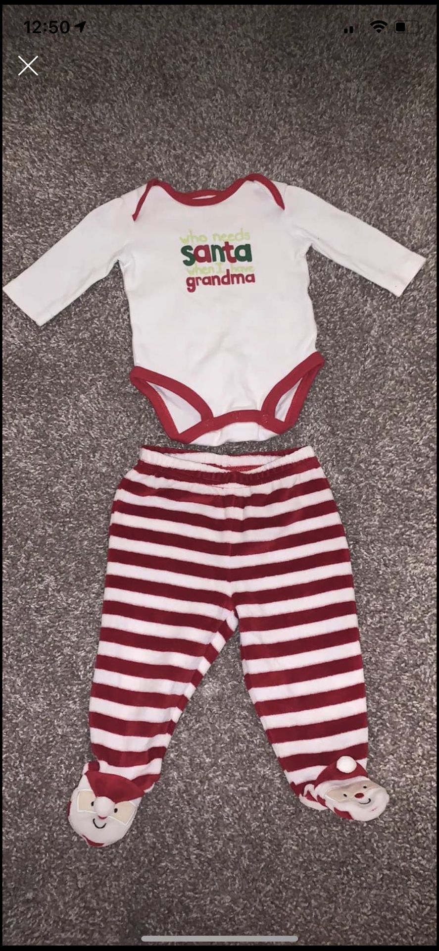 Baby Christmas costumes Size 3M
