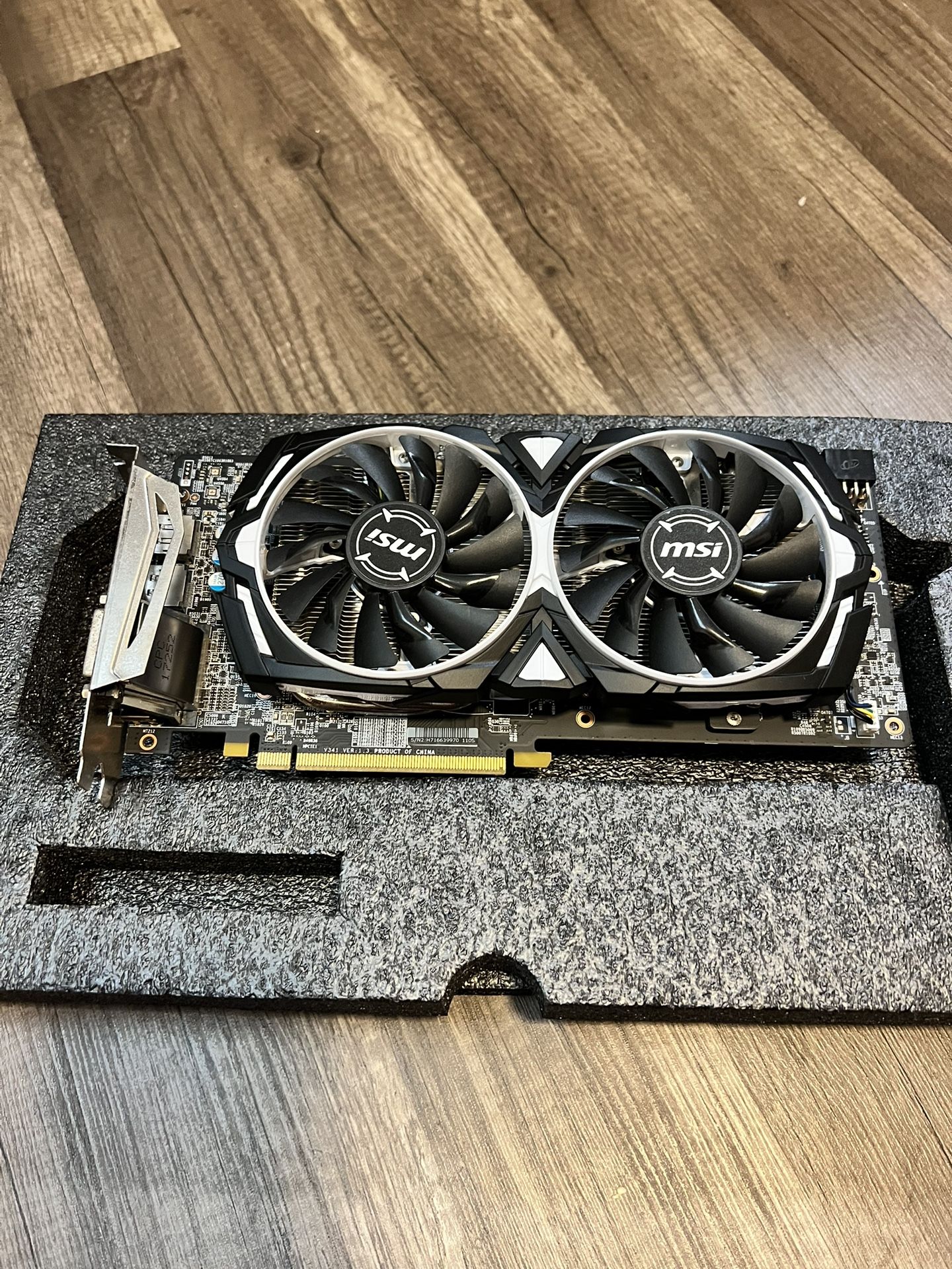 MSI Radeon RX 580 Armor 4G OC 4GB Graphics Card