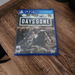 Days Gone For Ps4 