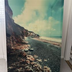 Coastal artwork- glossy finish