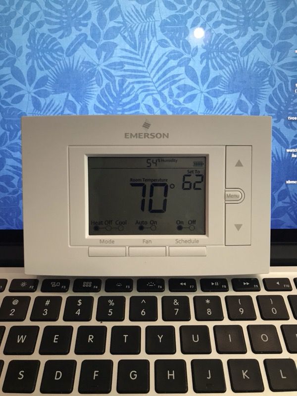 Emerson wifi thermostat works with Alexa