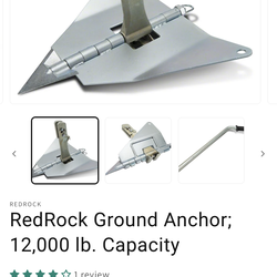 12,000 lb ground anchor
