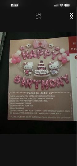 Hello Kitty, party supplies