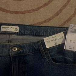 Abercrombie High Rise 90s Relaxed Jean