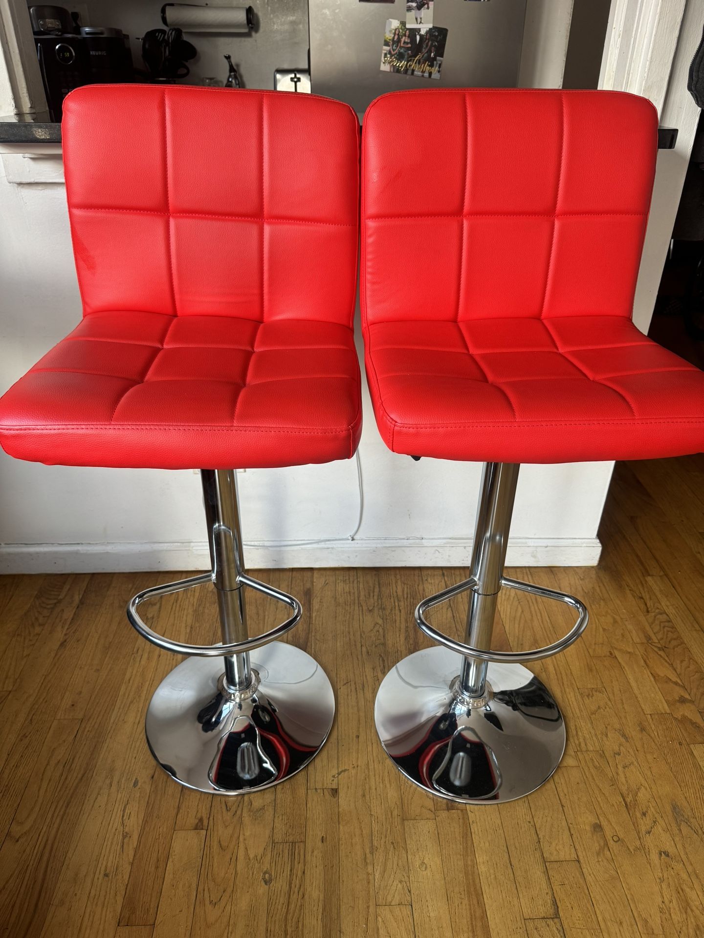 Red Bar Stools $30