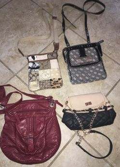 Authentic guess, and Coach bag other 2 bags are no brand
