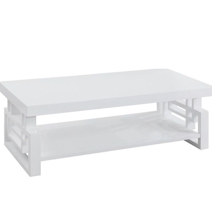White Lacquer Coffee Table