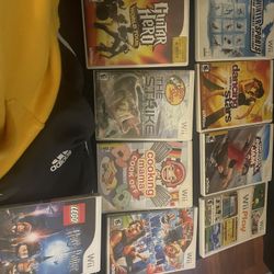 Nine Nintendo Wii Games