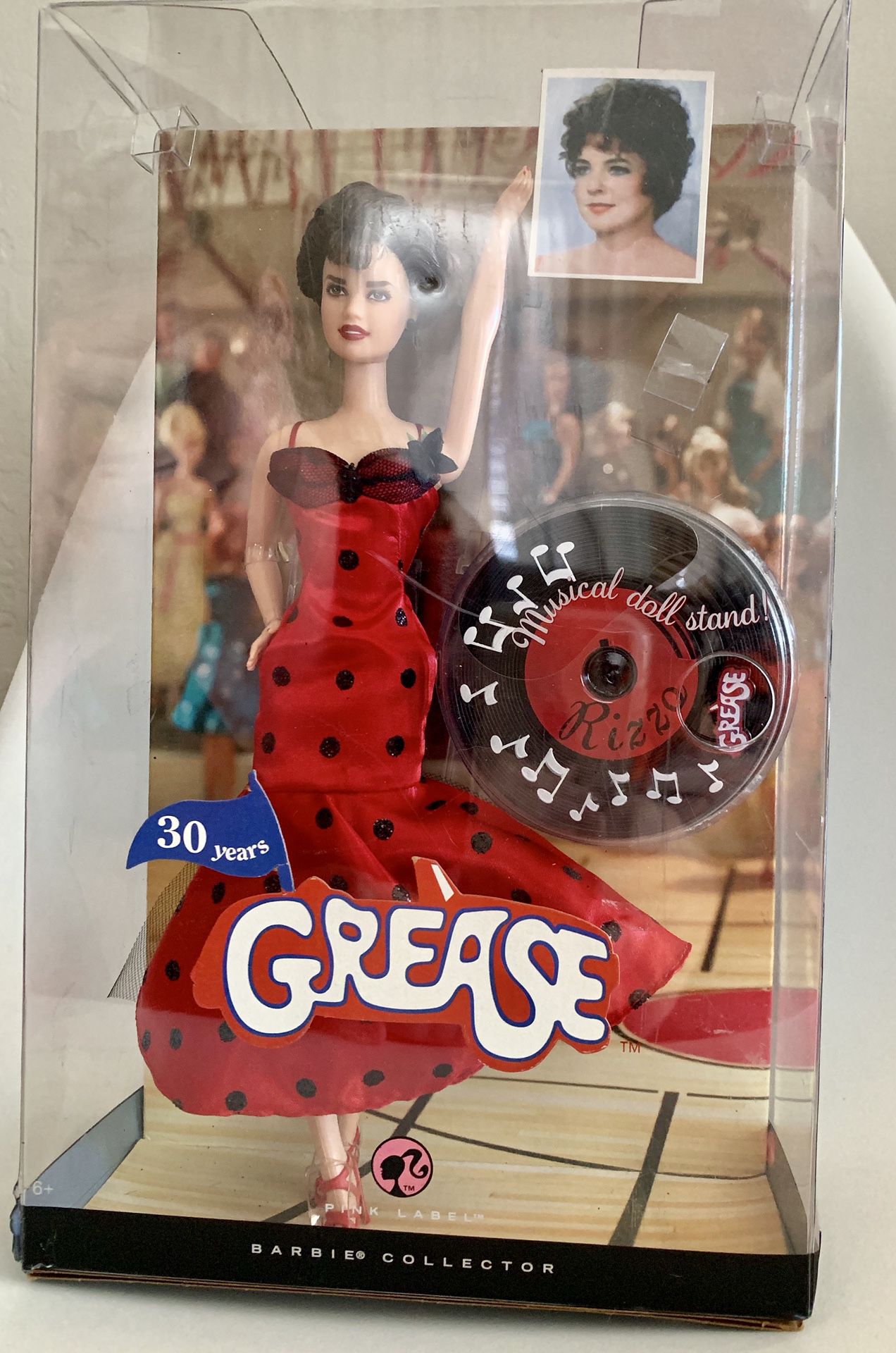 Grease 30 year Rizzo Barbie Doll new in box