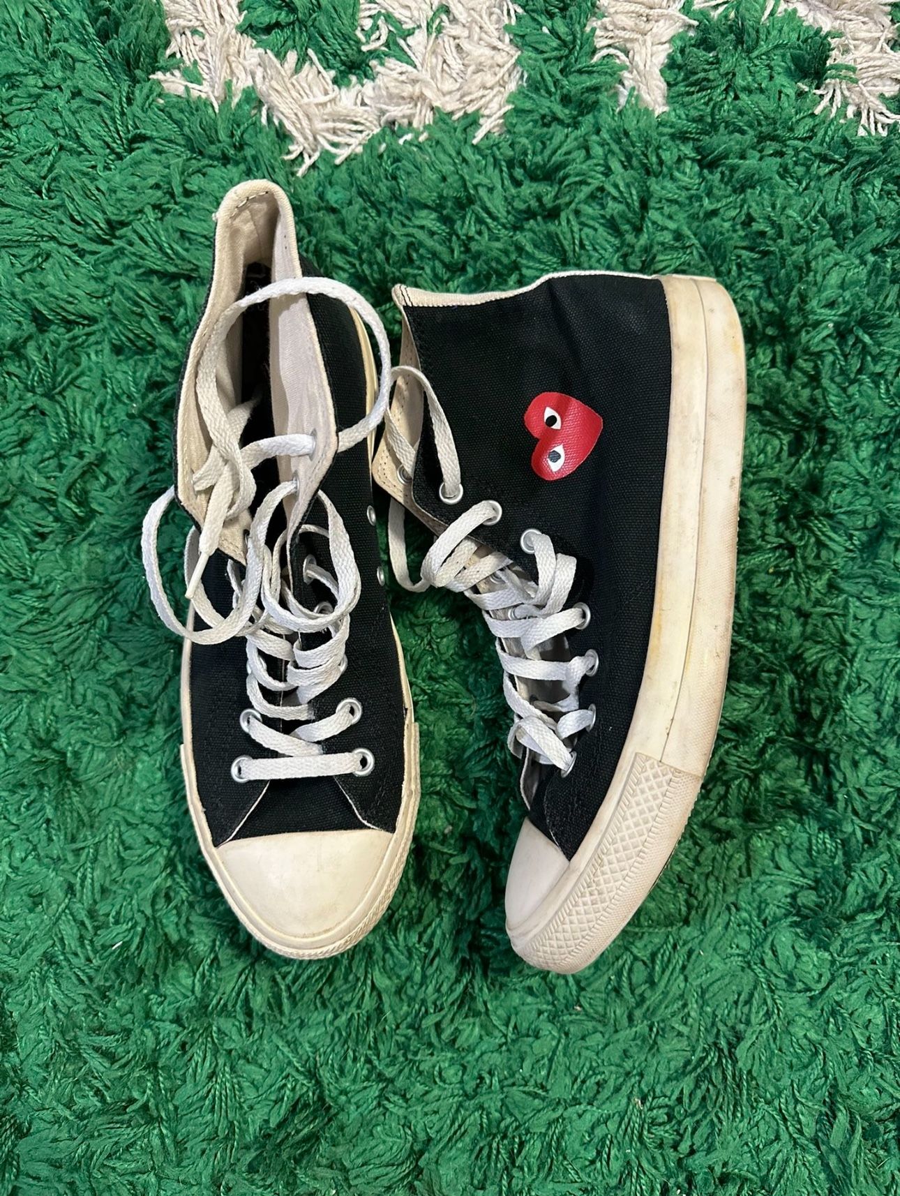 CDG converse High Black Size 9 Mens 11 Womens