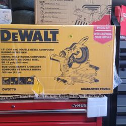12" DOUBLE BEVEL COMPOUND SLIDING MITER SAW NEW IN BOX 