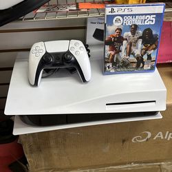 Sony PS5 Disk Edition With Remote And 1 Game Great Condition!!!