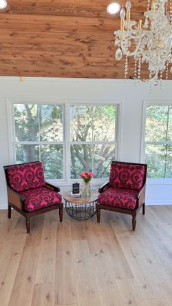 Pair Of Vintage Cane Chairs