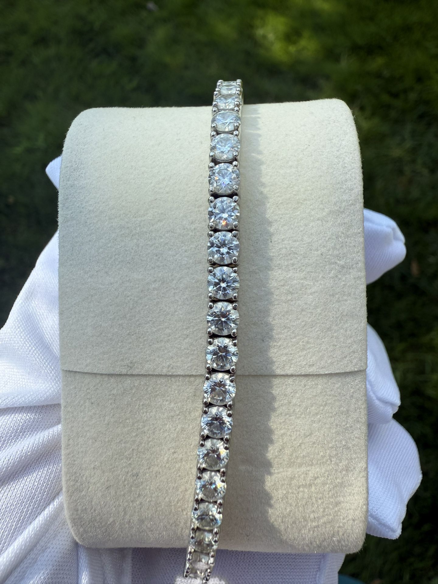 Moissanite bracelet