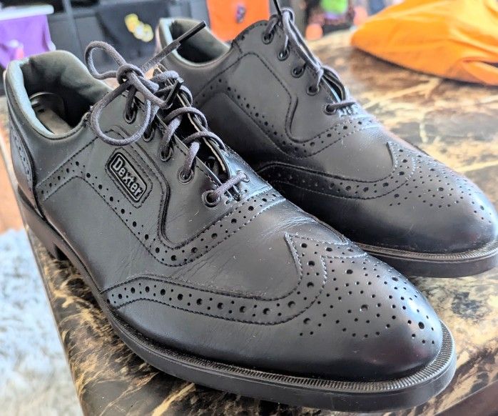 Men's Golf Shoes Black Dexter Size 11M (Like-New)