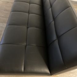 Real Leather Futon 