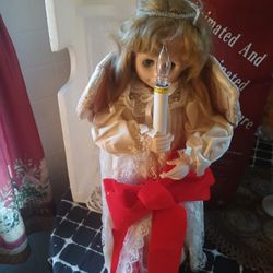 Large Animated Christmas Angel.