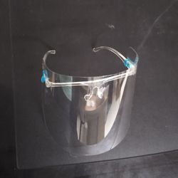 FACE SHIELDS WITH GLASSES.....VERY COMFORTABLE
