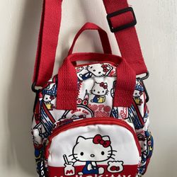 cute Red Hello Kitty Crossbody 10x8”