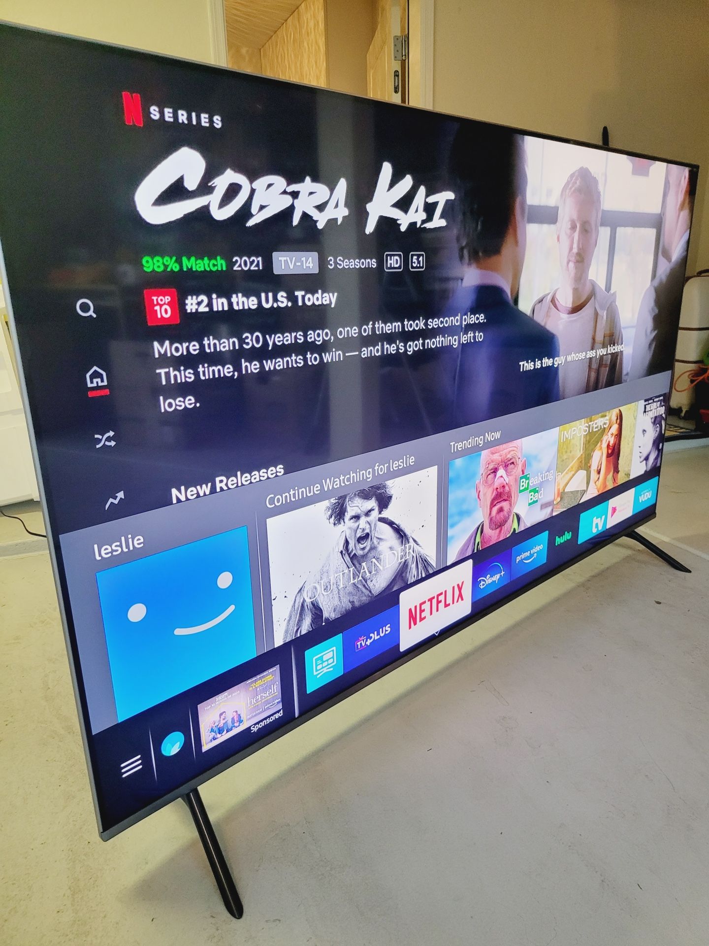 Qled Samsung 43” Smart Tv UHD HDR 4k!!