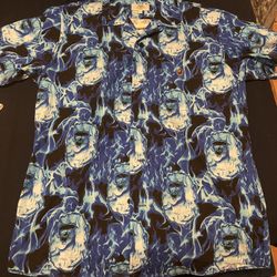 BAPE FLAME OPEN COLLAR RARE! PROOF OF PURCHASE 