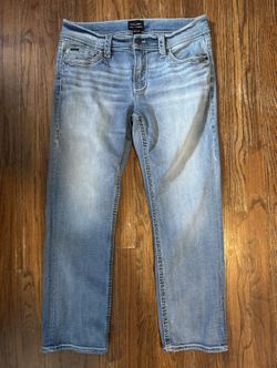 Men’s Buckle Black Jeans Size 34x30