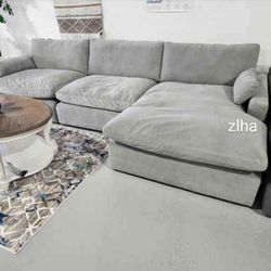 Fog 3-Piece Sectional With Chaise By Ashley 🚛🚛Fast Delivery & Financing Available 