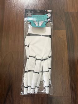Jack Skeleton adult gloves