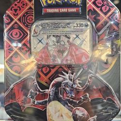 Paldean Fates Tin  Mewtwo Ex Box Mimikyu Ex Box