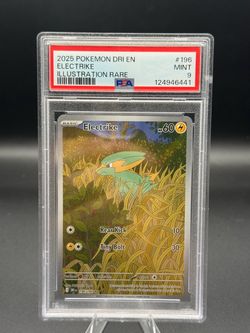 Electrike 196/182 Illustration Rare PSA 9 Pokemon