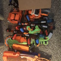 Lot Of Nerf Guns