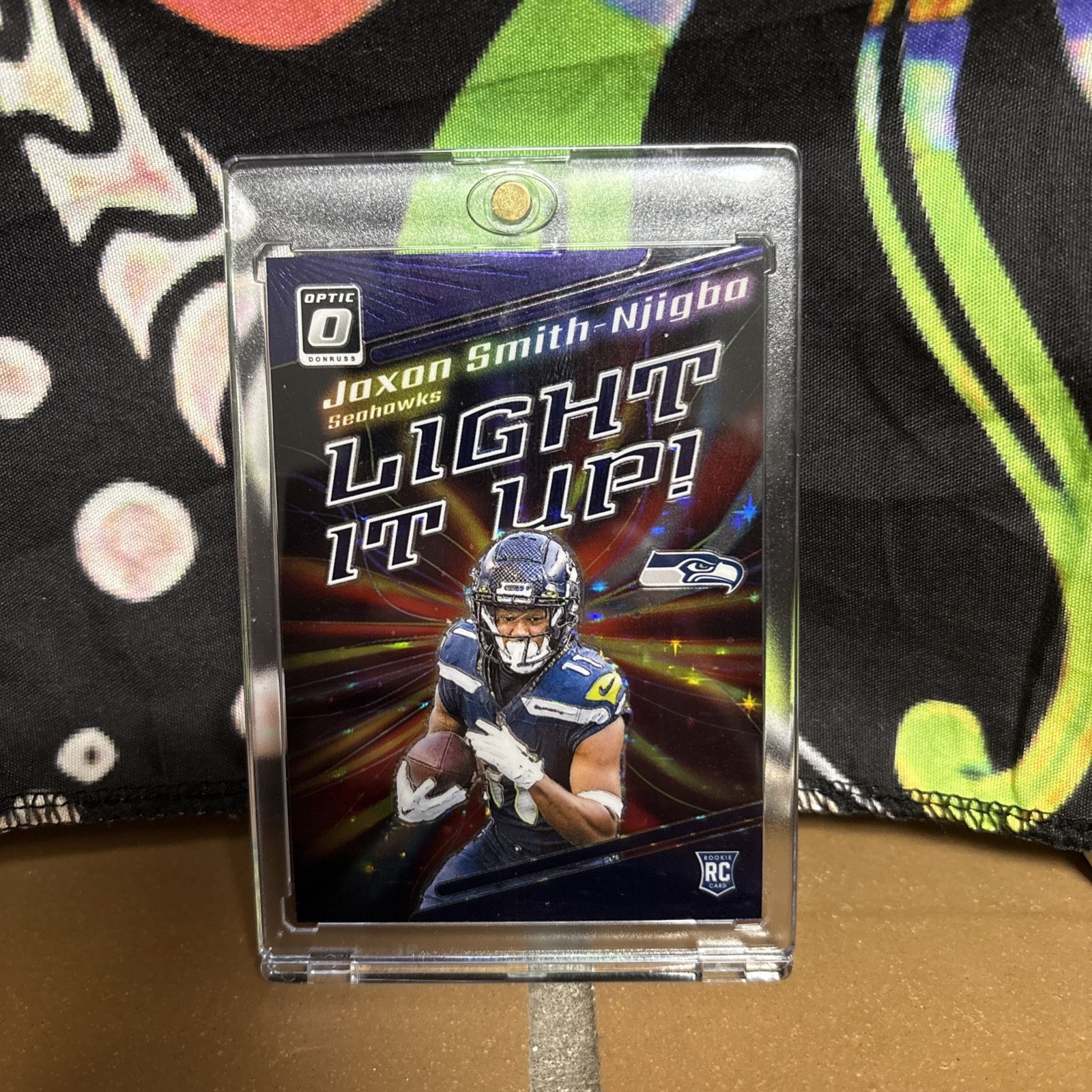 Jaxon Smith-Njigba RC Donruss Optic Light It Up Purple Stars (25/25) SSP