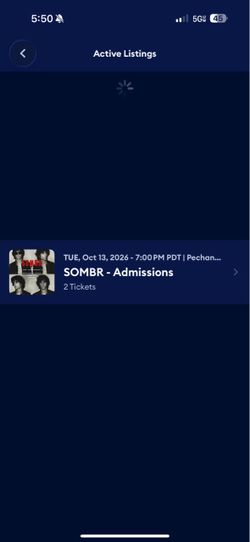 Two tickets to sombr at Pechanga Arena 10/13