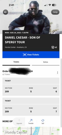 Daniel Caeser tickets