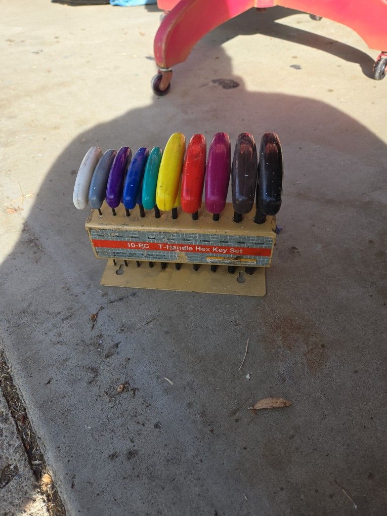 Metric 10 Piece Allen Wrentch Set