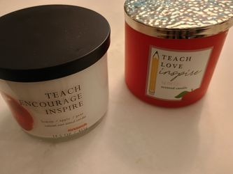 Kirkland's 3-Wick Scented Candles Teacher Themed