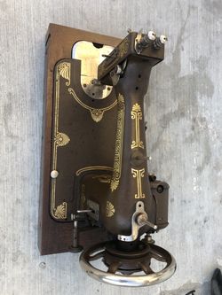 Democratic sewing machine very old and clean