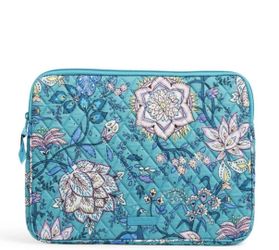 Vera Bradley 14" peacock garden laptop sleeve