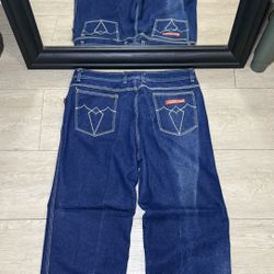 Y2K 2000s JeanJer-Jeans Straight Legged Baggy Denim Jeans