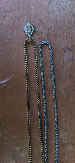 beautiful rope and franco chain GLD THE BRAND NOT REAL GOLD