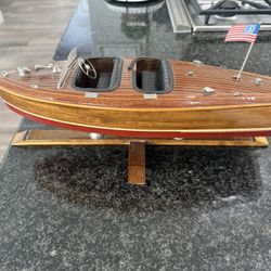 Vintage Wooden Chris Craft Model Boat