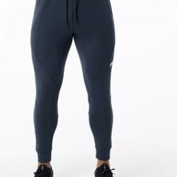 Alphalete Men’s Cuffed Jogger – Navy  , Size Large